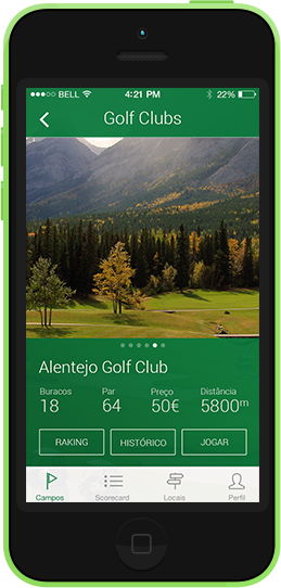 Aplicação Golf
